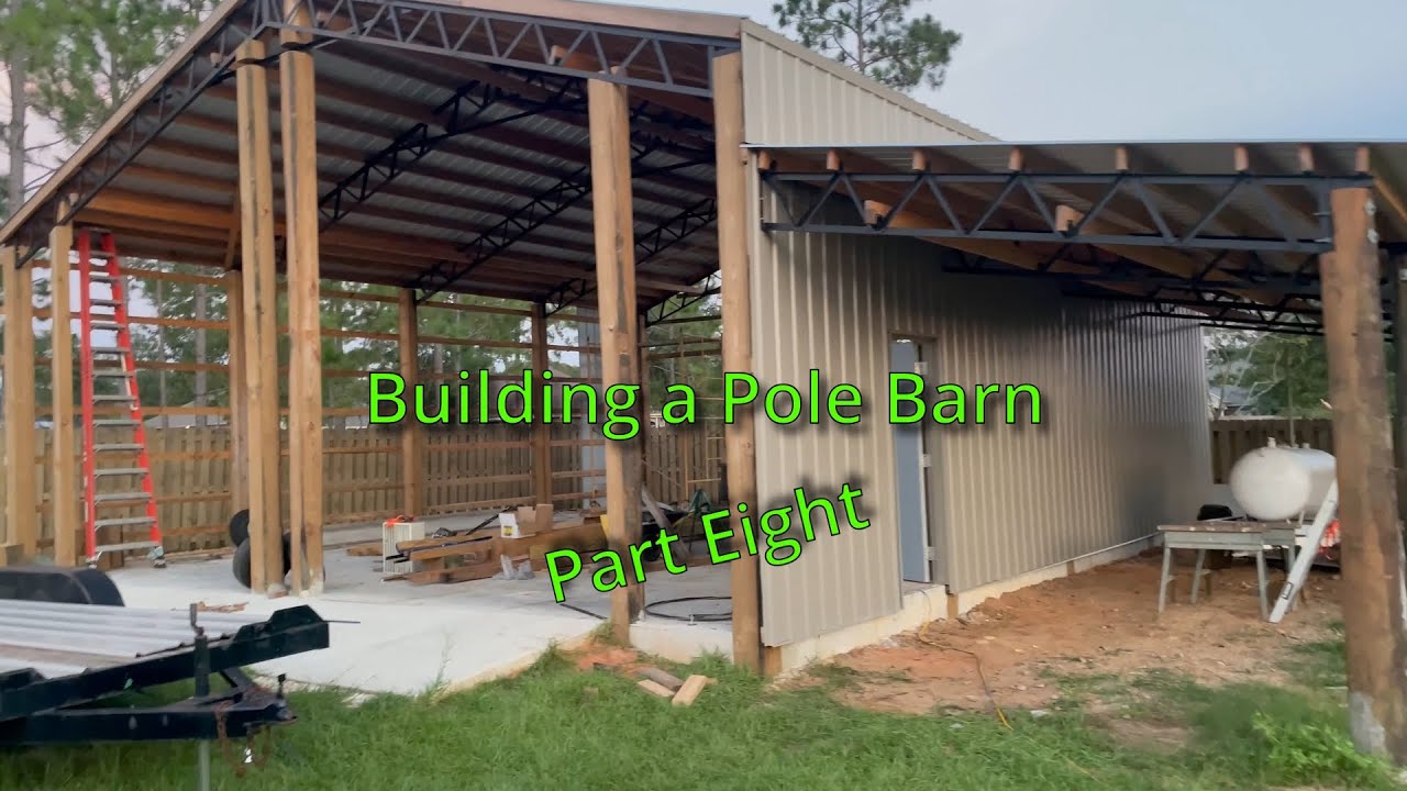 How to Enclose a Pole Barn?