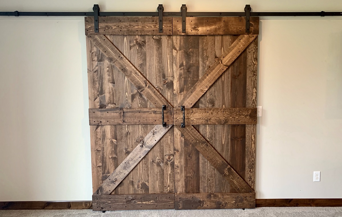 How to Install a Double Barn Door?