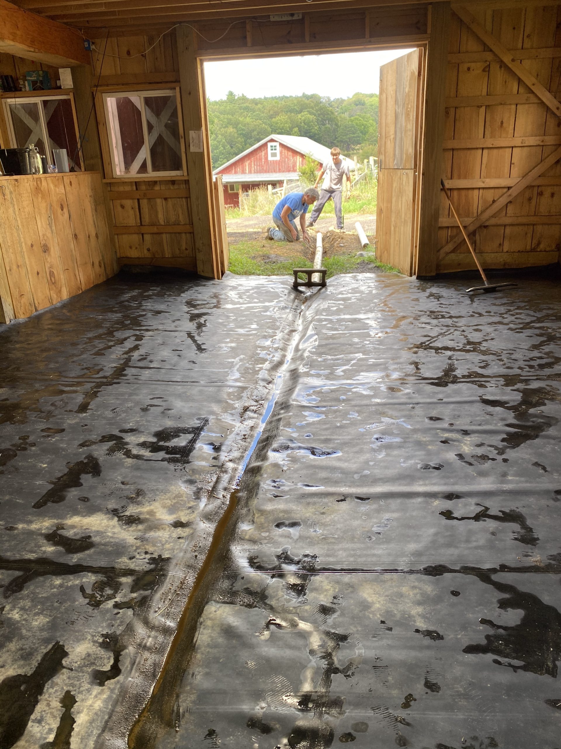 How to Keep Dust Down in a Dirt Floor Barn?