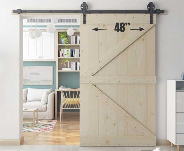 What Size Barn Door for 48 Inch Opening?