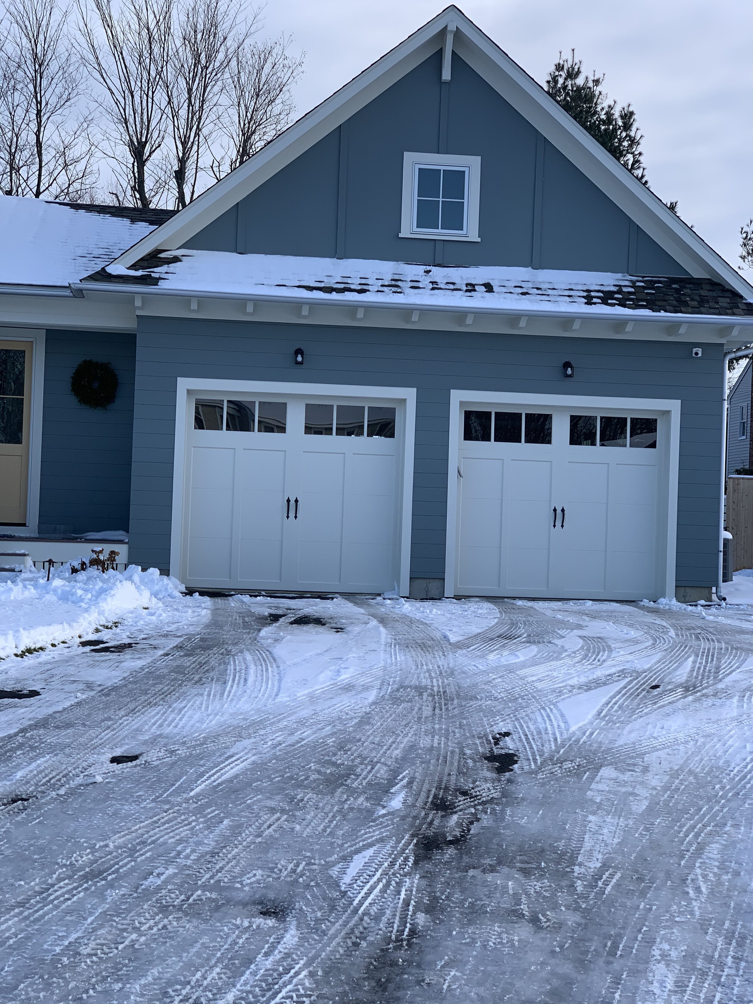 What Size Barn Light Over Garage Door?