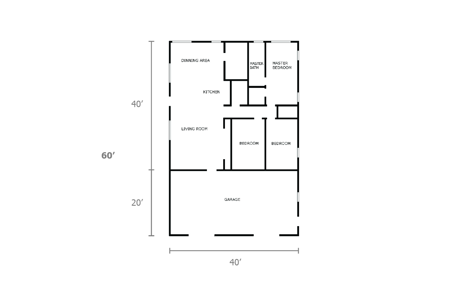 How Big Is a 40x60 Barndominium?