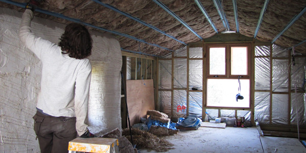 how to insulate a tiny house