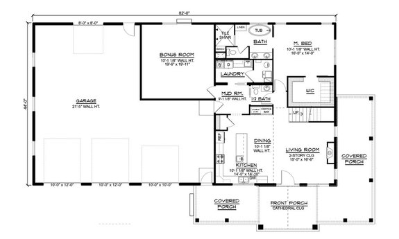 Comfortable Living: 4 Bedroom Barndominium Floor Plans