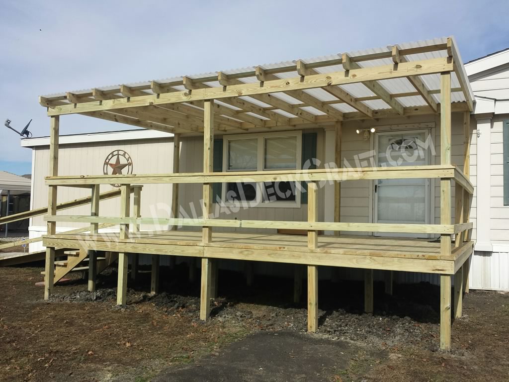 How to Build a Deck on a Mobile Home